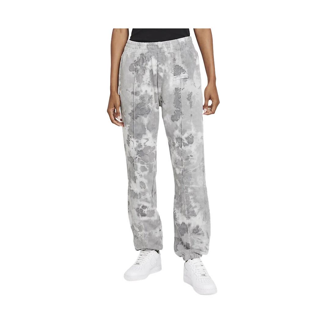 Nike Sportswear Reverse Dye Fleece Jogger Womens Active Pants Size M Color: - Grey/Off Noir, Main: Grey