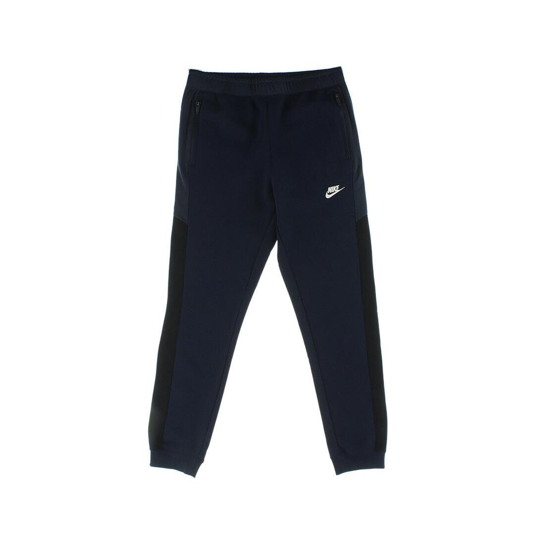 Nike Sportswear Hybrid Fleece Jogger Mens Active Pants Size M Color: - Blue/Obsidian, Main: Blue