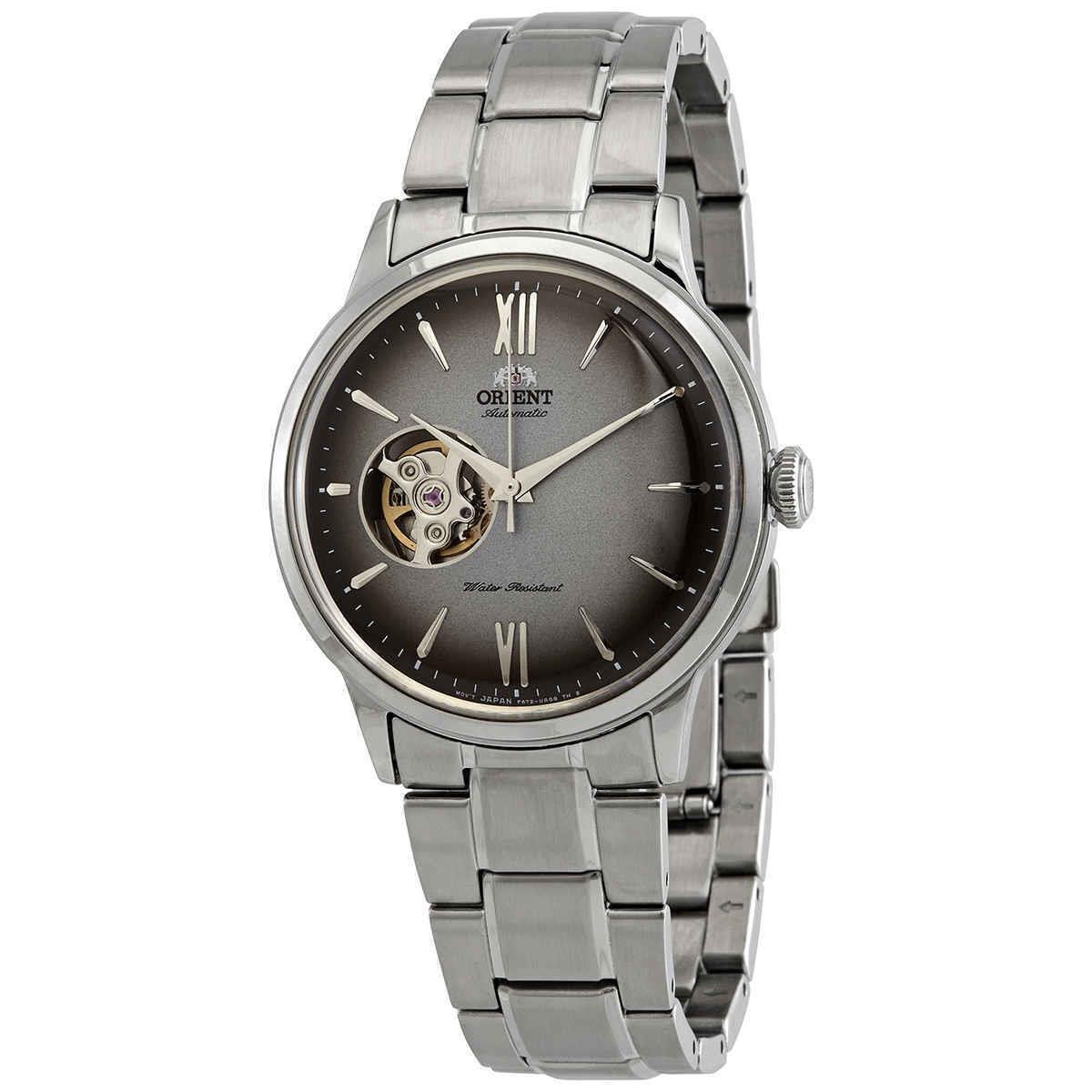 Orient Helios Automatic Grey Dial Stainless Steel Men`s Watch RA-AG0029N