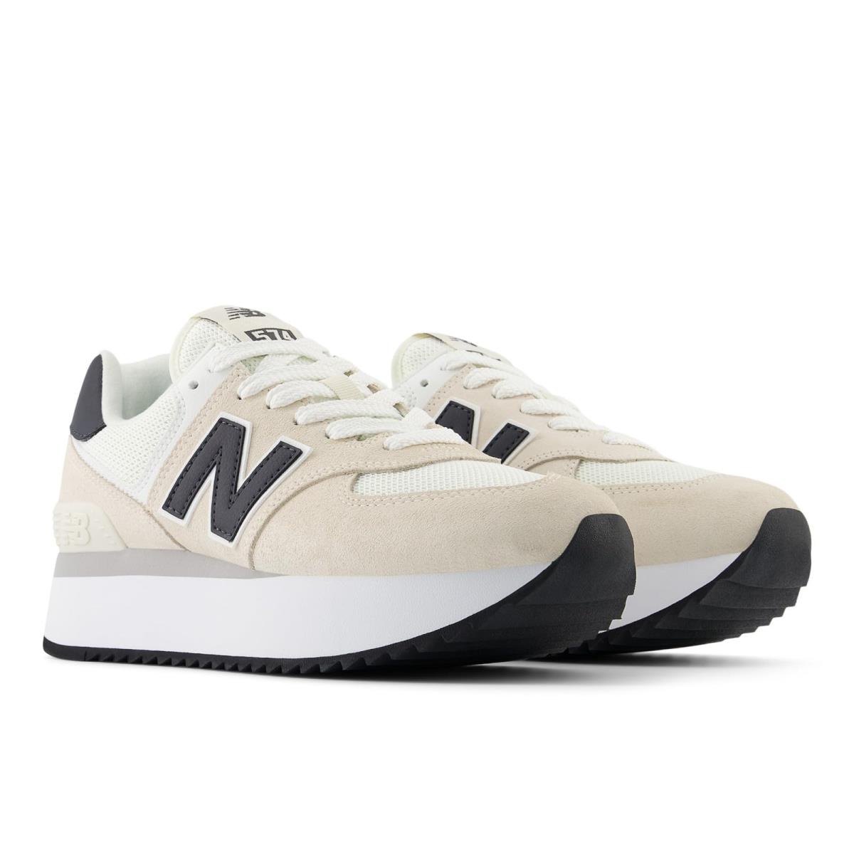 Woman`s Sneakers Athletic Shoes New Balance Classics 574+ - Linen/Sea Salt