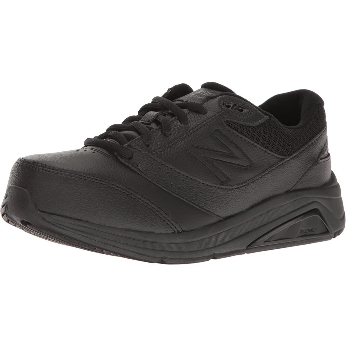 New Balance Women`s 928 V3 Lace-up Walking Shoe - Black/Black