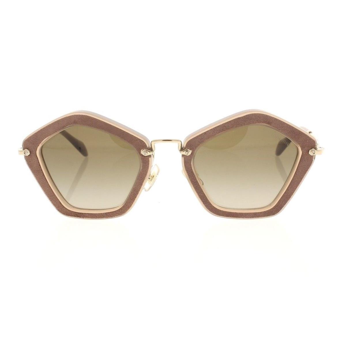 Miu Miu Sunglasses SMU06O NAQ1X1 53mm Brown-gold / Brown Gradient Lens