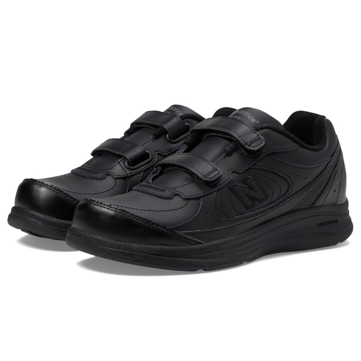 Woman`s Sneakers Athletic Shoes New Balance WW577 Hook and Loop Black