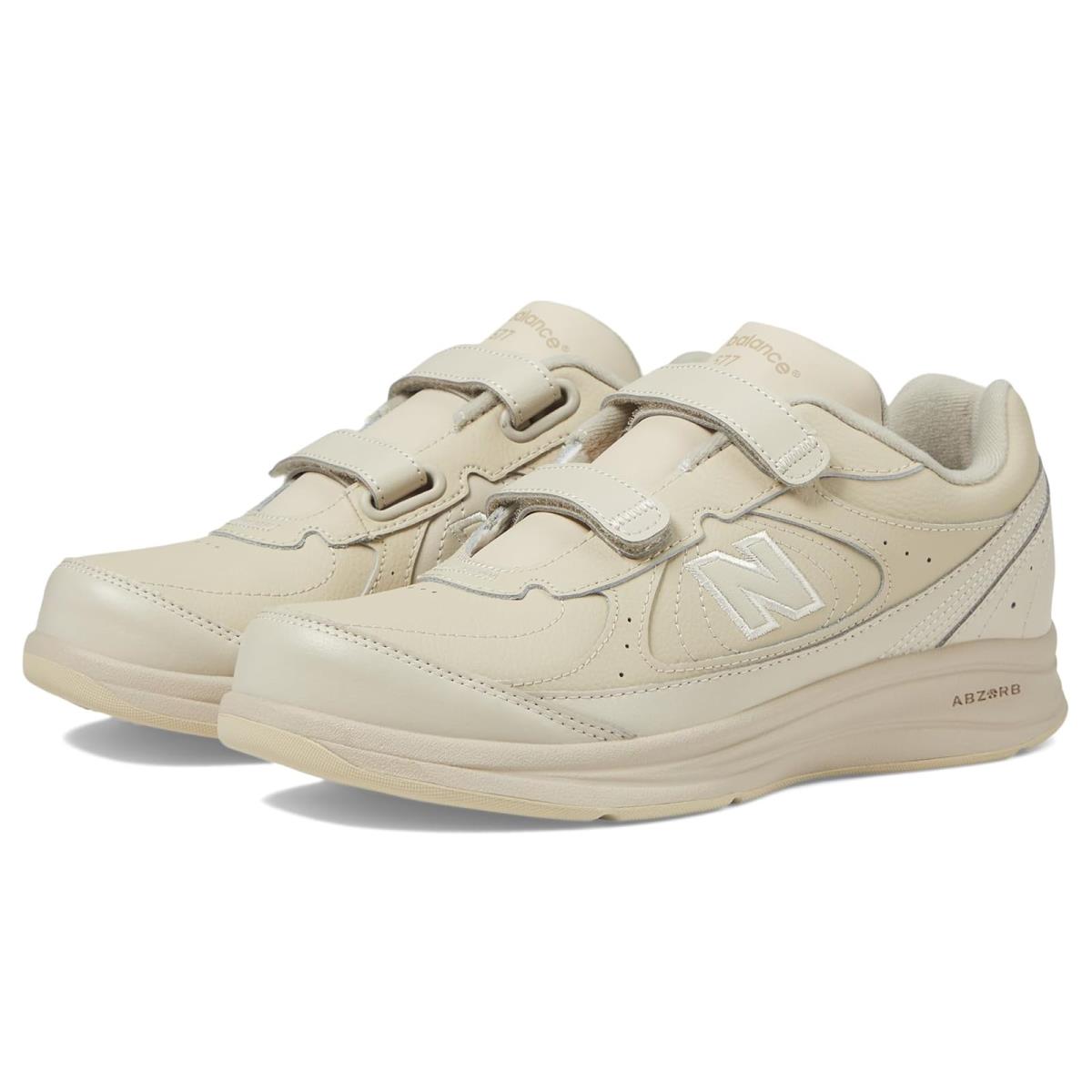 Woman`s Sneakers Athletic Shoes New Balance WW577 Hook and Loop Bone