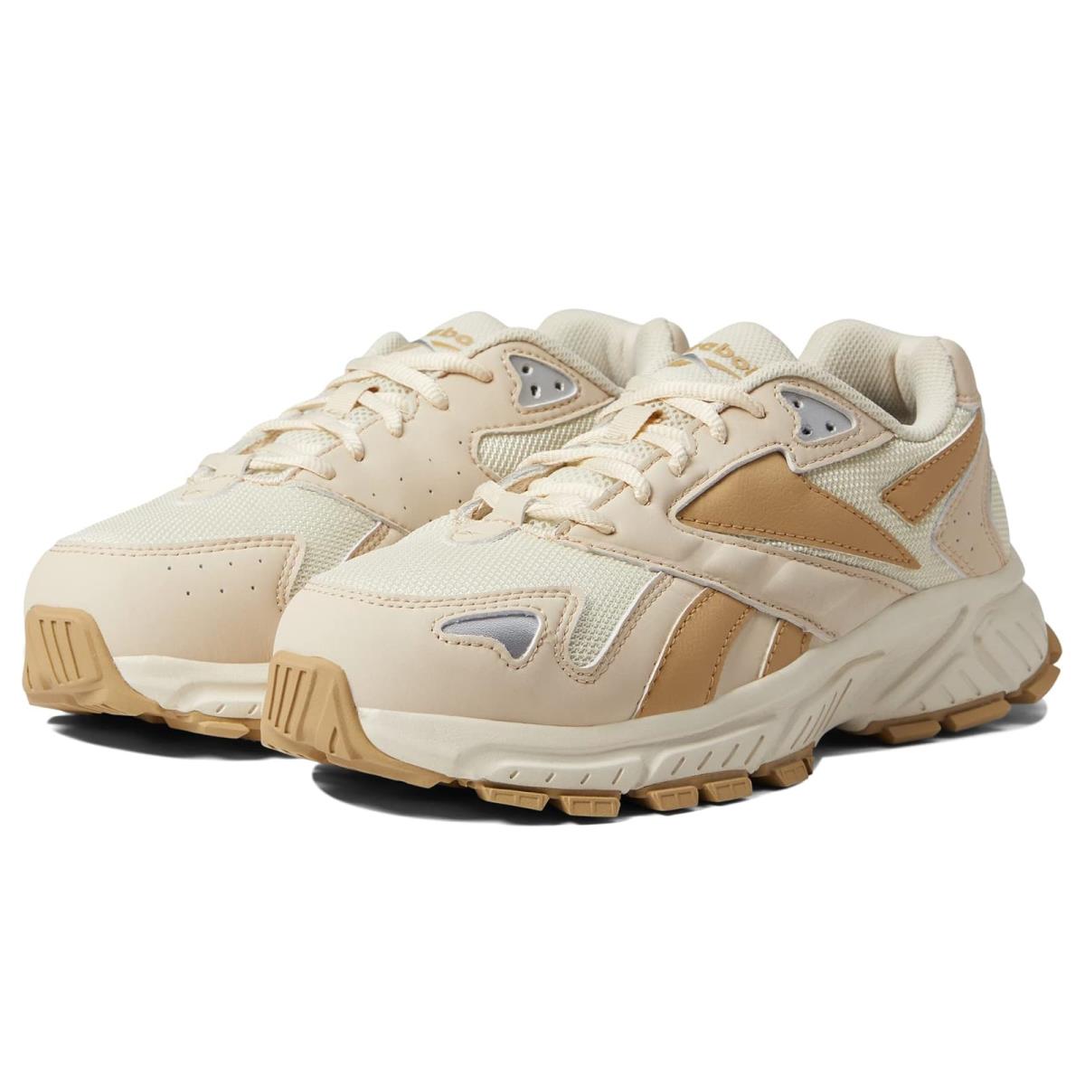 Woman`s Sneakers Athletic Shoes Reebok Work Hyperium Work EH Steel Toe - Tan/Gold