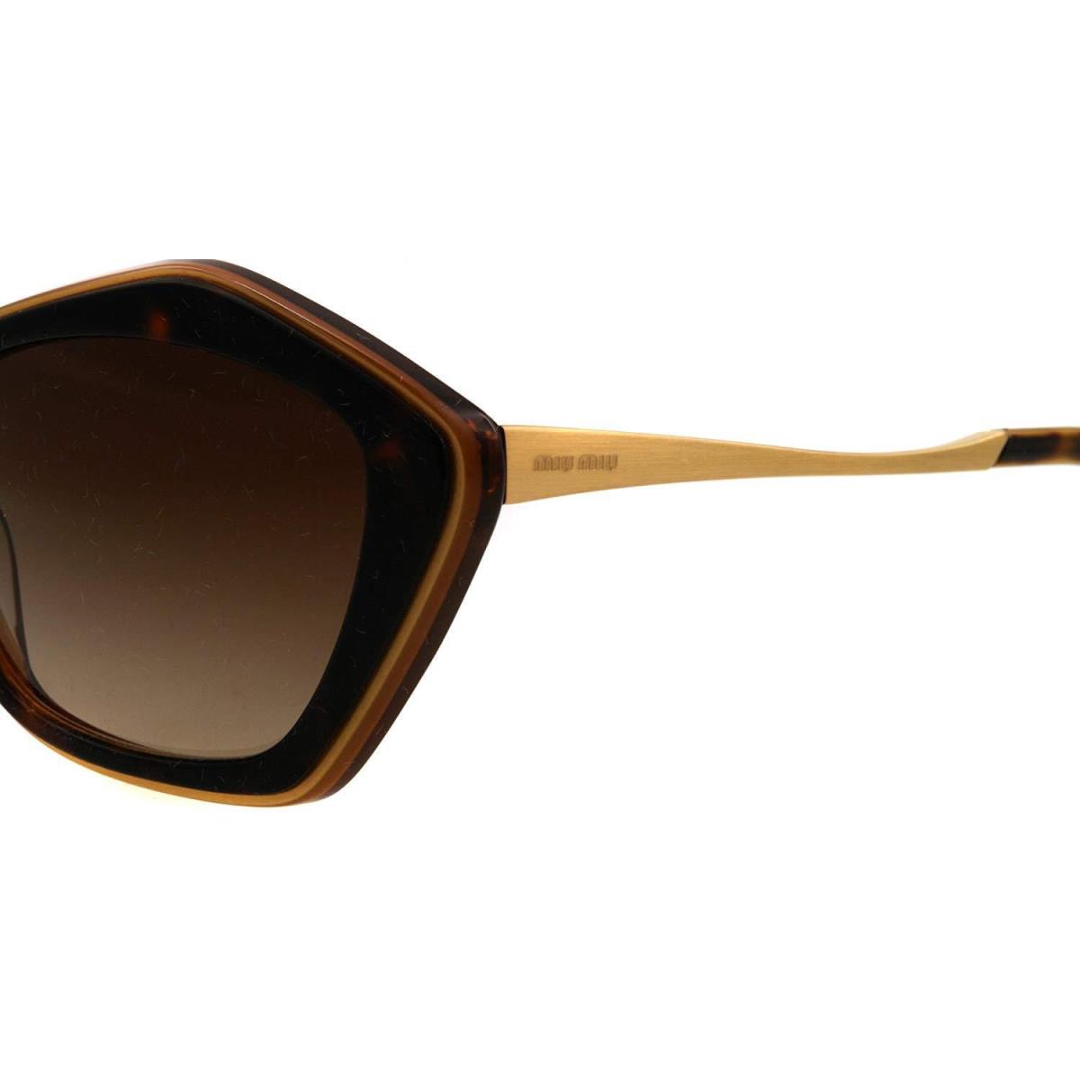 Miu Miu Sunglasses SMU02O KAZ6S1 Havana Opal / Brown Gradient Lens