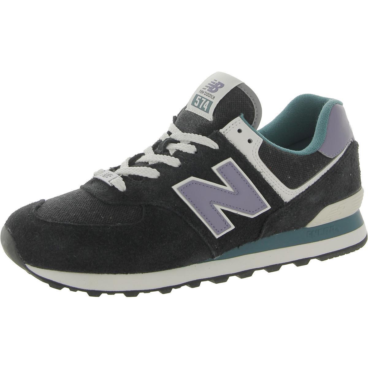 New Balance Mens Black Suede Athletic and Training Shoes 8 Medium D Bhfo 2541 - Black