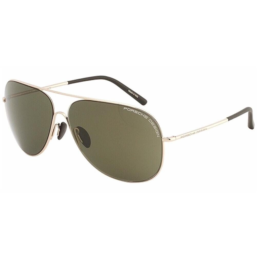 Porsche Design Men`s P`8605 P8605 Fashion Sunglasses 64mm Gold