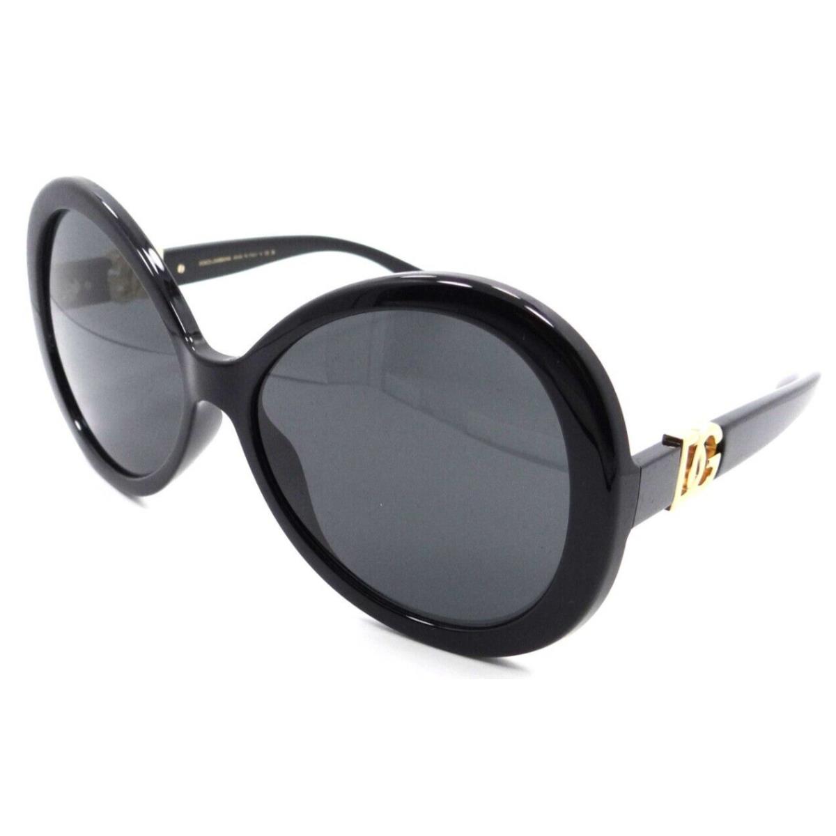 Dolce Gabbana Sunglasses DG 6194U 501/87 60-16-145 Black / Dark Grey Italy