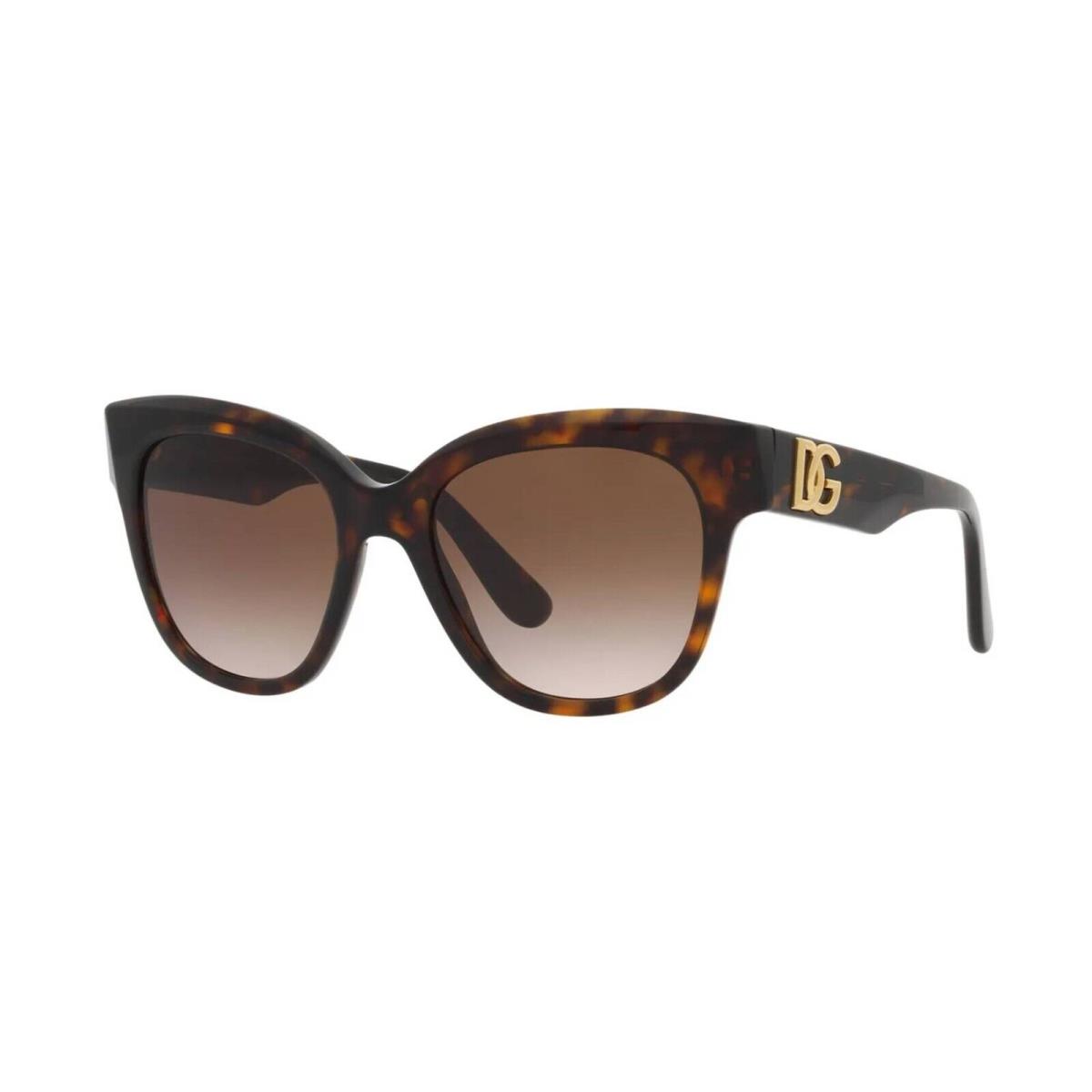 Dolce Gabbana DG 4407 Havana/brown Shaded 502/13 Sunglasses