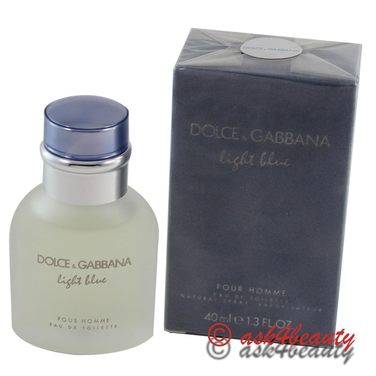 Dolce Gabbana D G Light Blue Pour Homme 1.3oz/40ml Edt Spray For Men