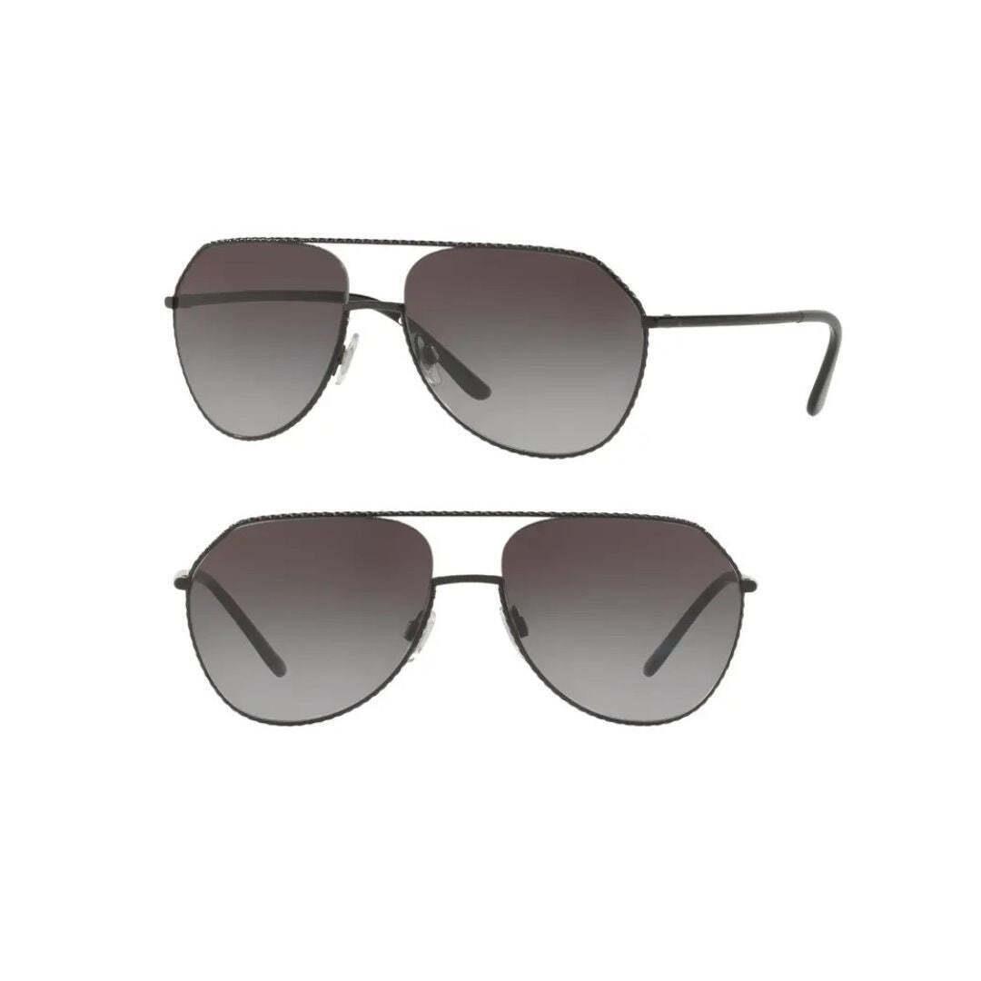 Dolce Gabbana 59Mm Gradient Pilot Sunglasses - Black