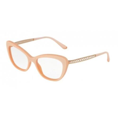 Dolce Gabbana DG3275BF Semi Metal/plastic Eyeglasses 3099 Pearl Pink