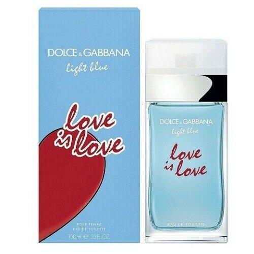 Light Blue Love is Love by Dolce Gabbana 3.3 / 3.4 oz Edt Perfume For Women