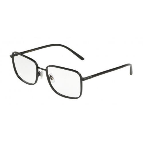 Dolce Gabbana DG1306 Semi Metal/plastic Eyeglasses 1106 Matte Black