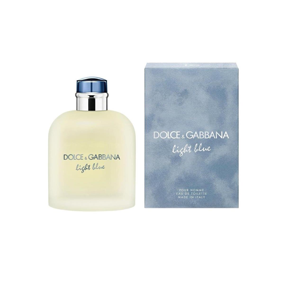 Dolce Gabbana Light Blue 6.7 oz Edt Spray Mens Cologne 200 ml