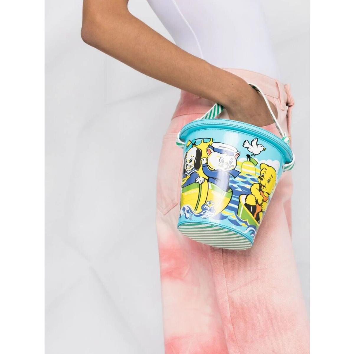 SS22 Moschino Couture Jeremy Scott Child`s Fantasy Sand Bucket Top Handle Bag