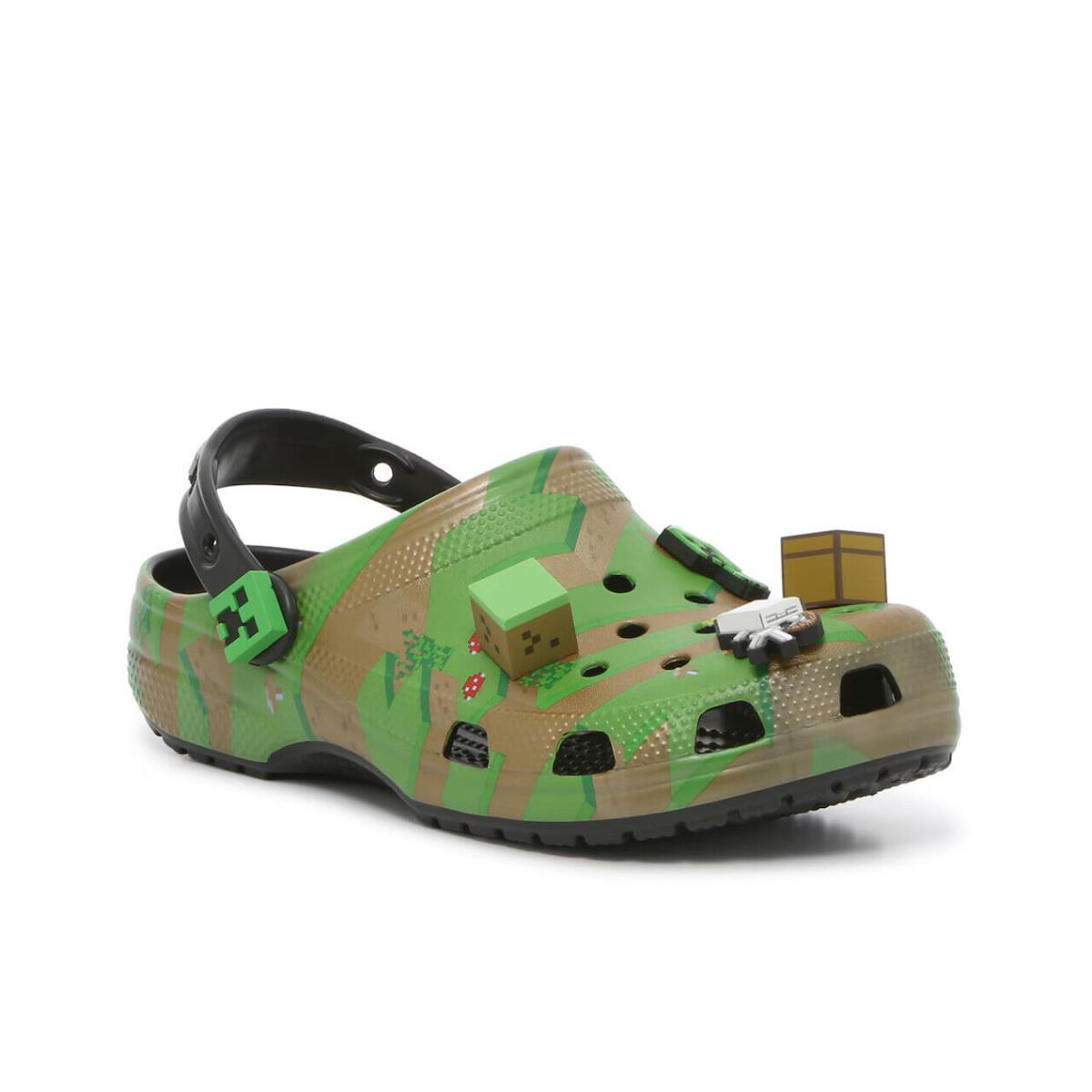 Mens Crocs Minecraft Classic Light Green Eva Clog