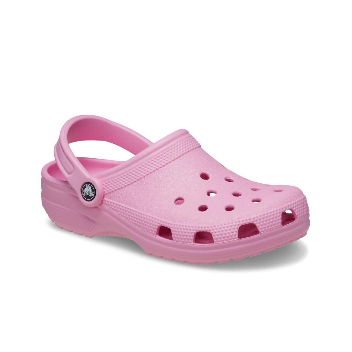 Womens Crocs Classic Pink Overflow Croslite Clog