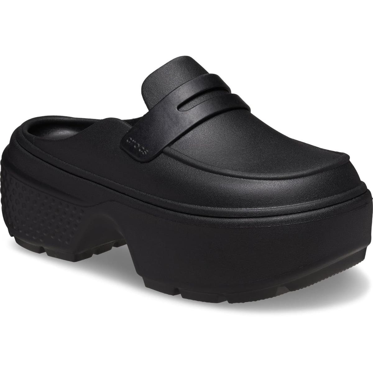 Unisex Clogs Crocs Stomp Loafers Black/Black