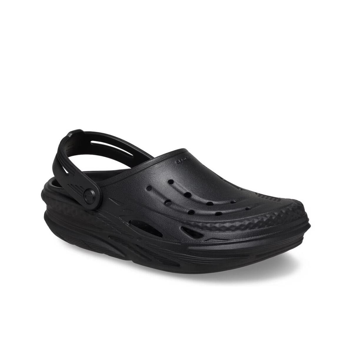 Womens Crocs Off Grid Black Eva Clog