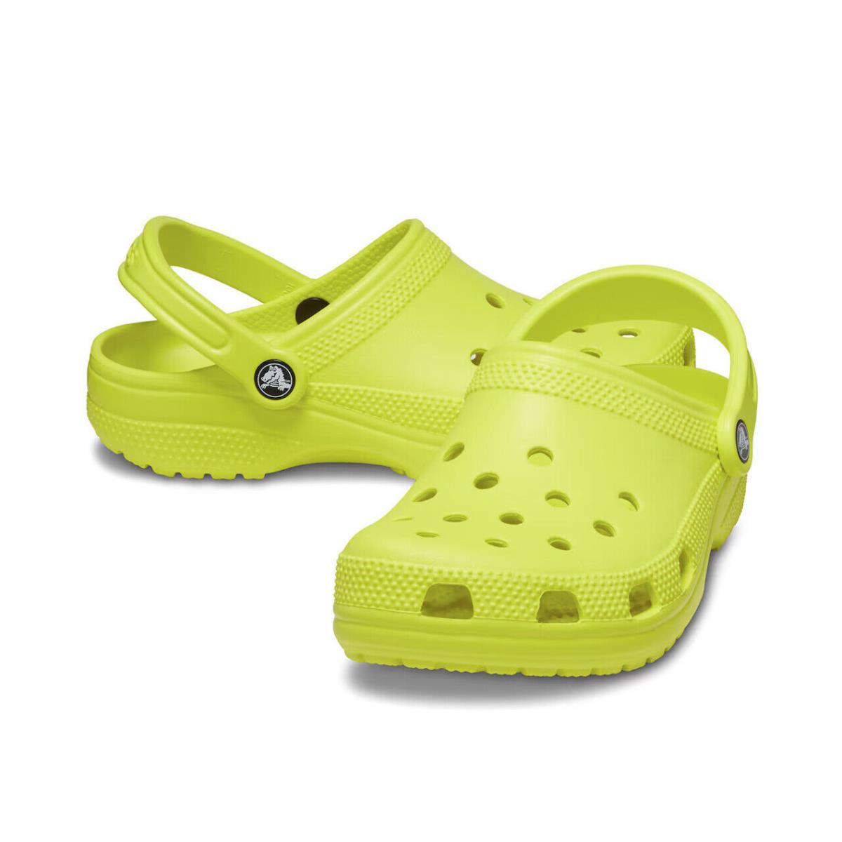 Mens Crocs Classic Yellow Croslite Clog Medium/Regular