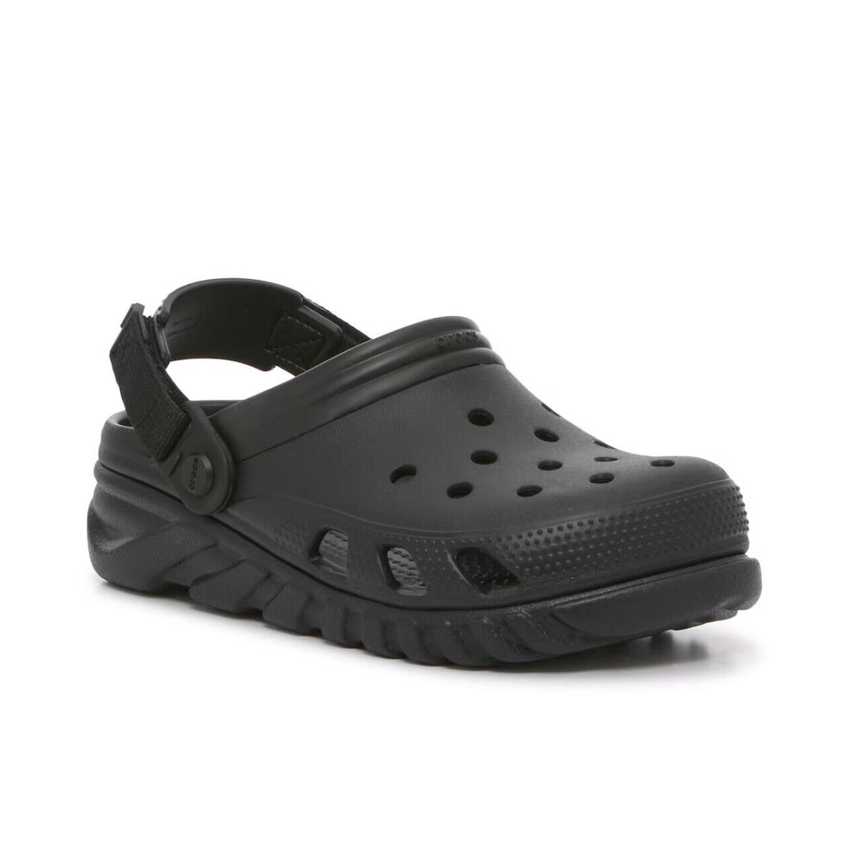 Mens Crocs Duet Max II Black Eva Clog