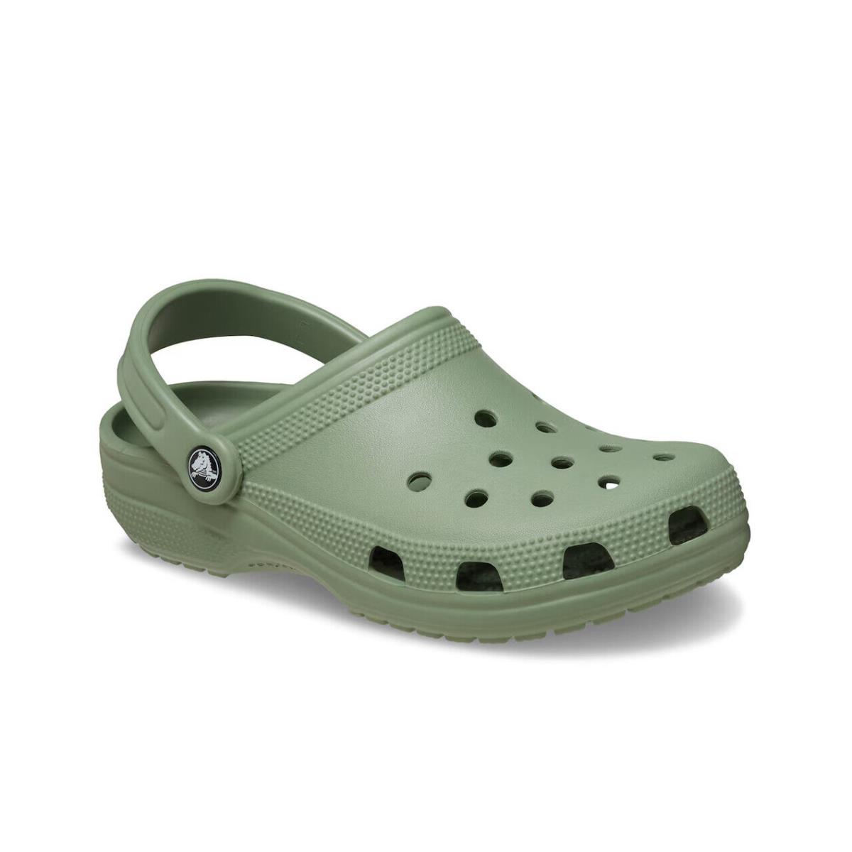 Womens Crocs Classic Sage Green Eva Clog