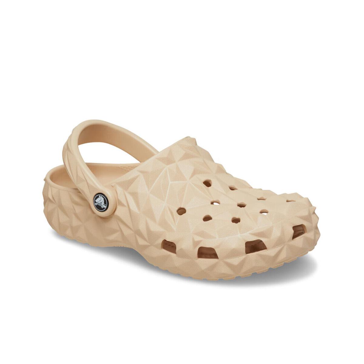 Womens Crocs Classic Geometric Tan Eva Clog - Brown