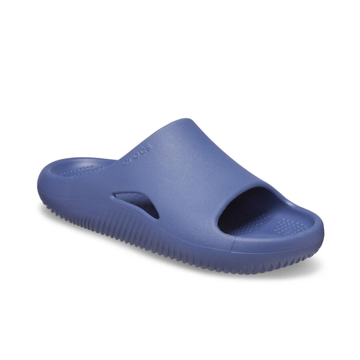 Mens Crocs Mellow Blue Eva Slide Sandal