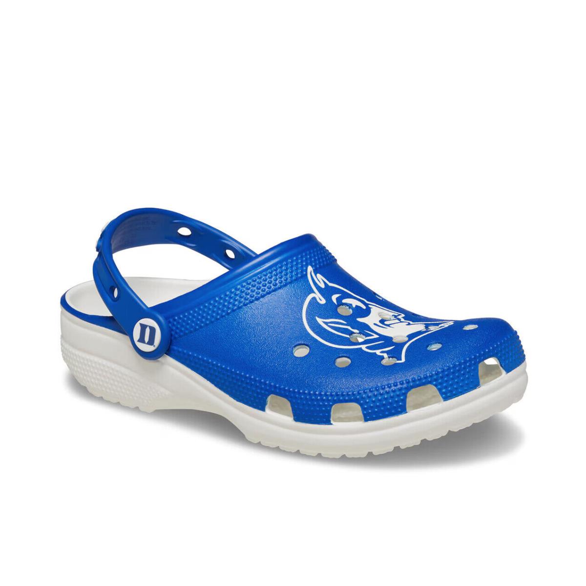 Mens Crocs College Duke University Classic Blue Eva Clog