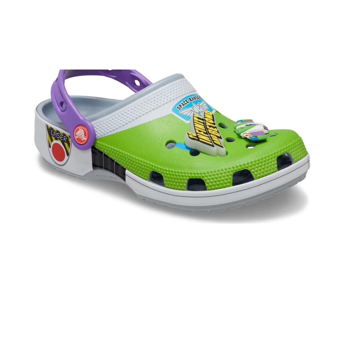 Mens Crocs Toy Story Buzz Classic Blue Grey Eva Clog