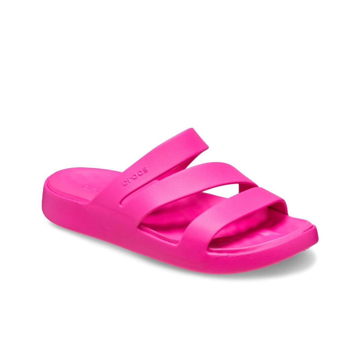 Womens Crocs Getaway Fuchsia Eva Sandal