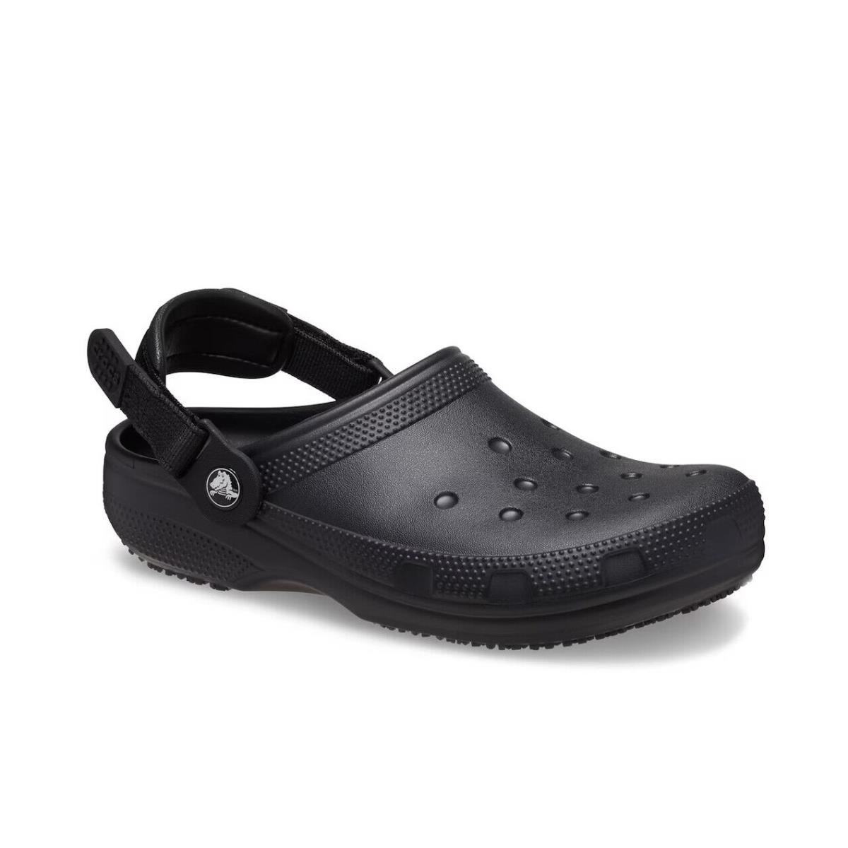 Mens Crocs Classic Black Waterproof Work Clog