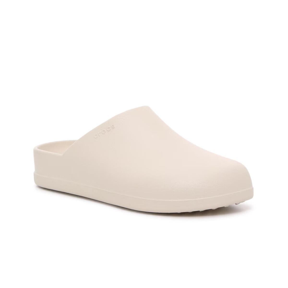 Mens Crocs Dylan Stucco Off White Croslite Clog - Ivory