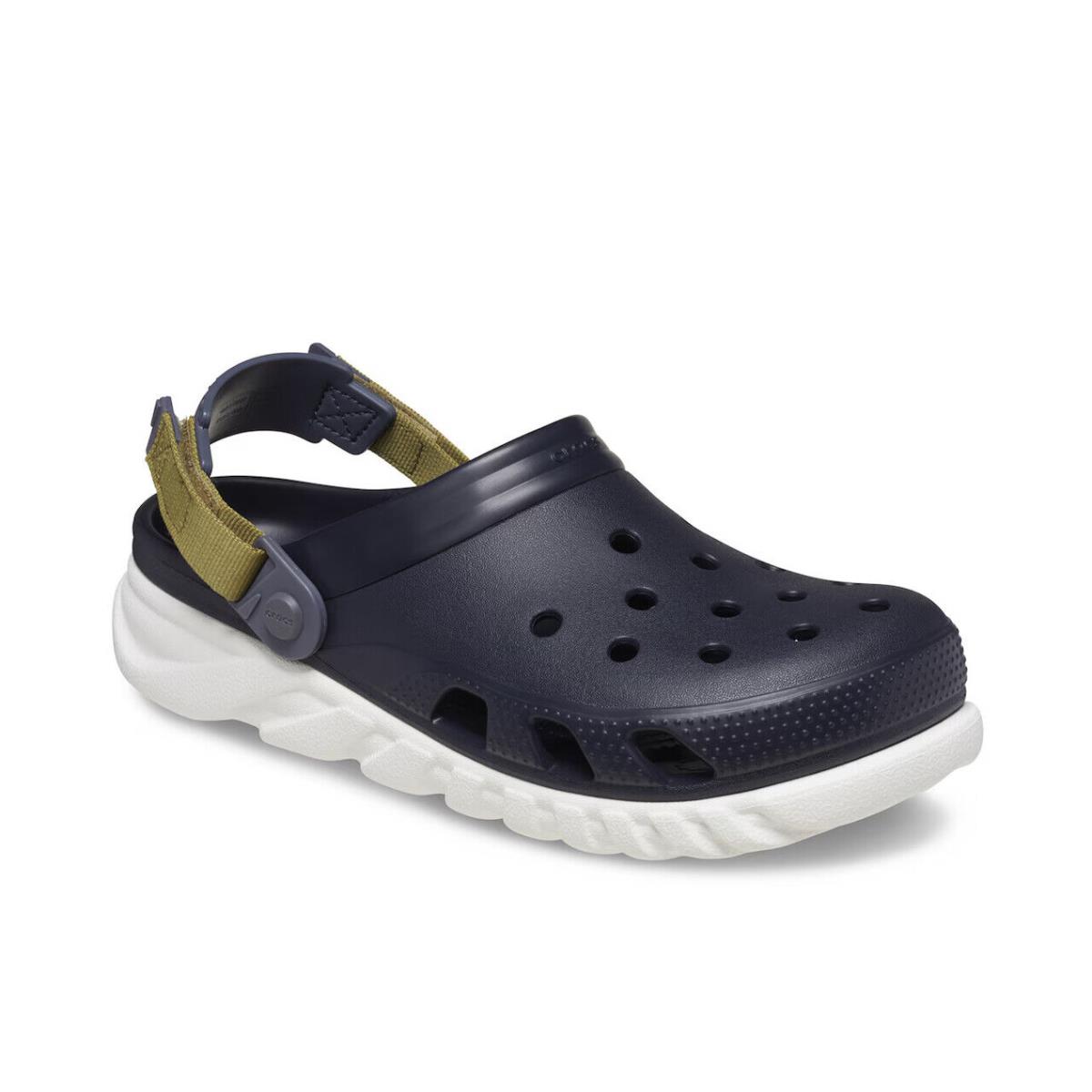 Mens Crocs Duet Max II Navy Eva Clog - Blue