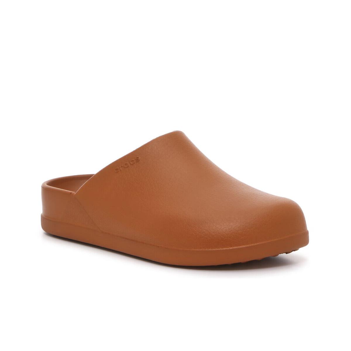 Mens Crocs Dylan Cognac Croslite Clog