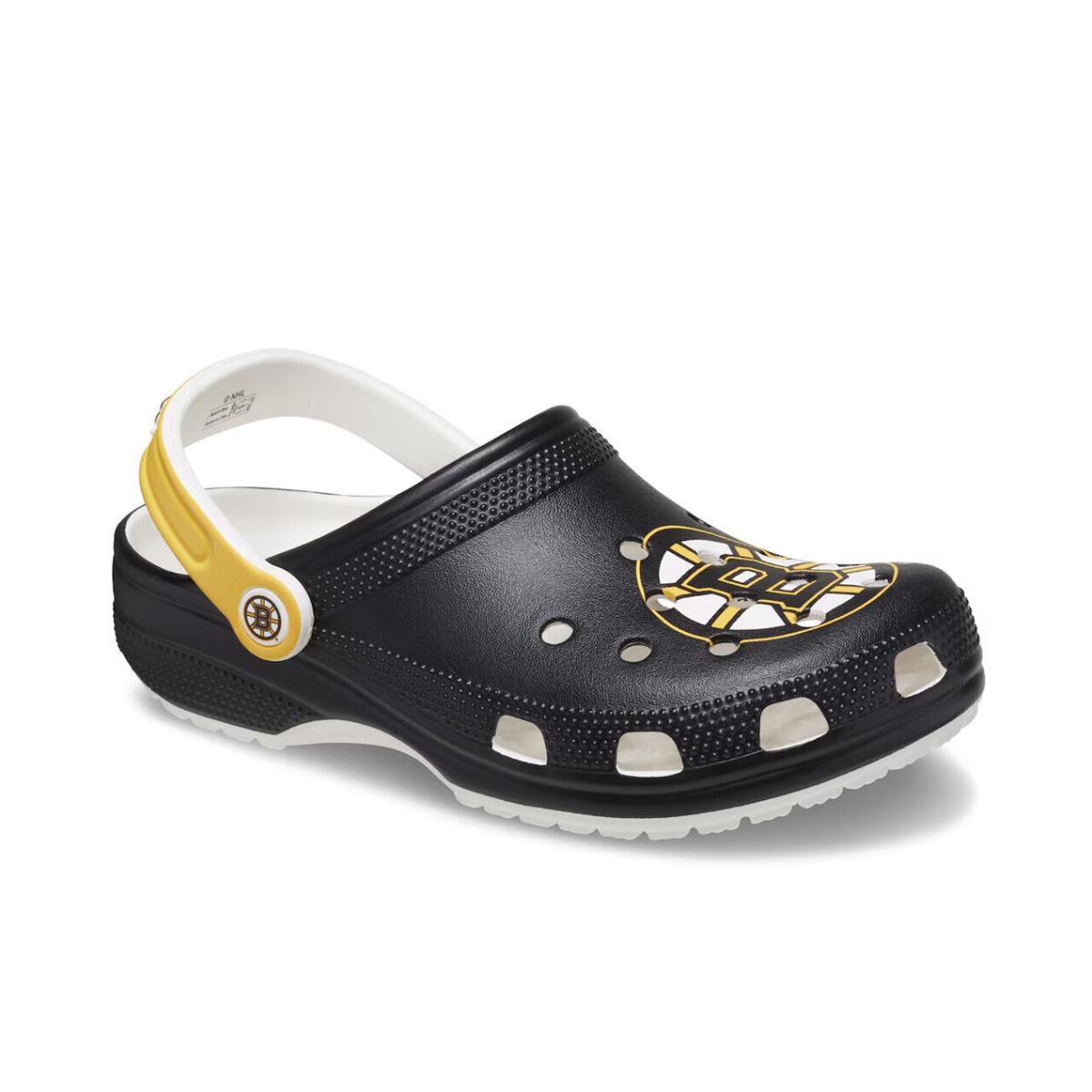 Mens Crocs Nhl Boston Bruins Black Eva Clog