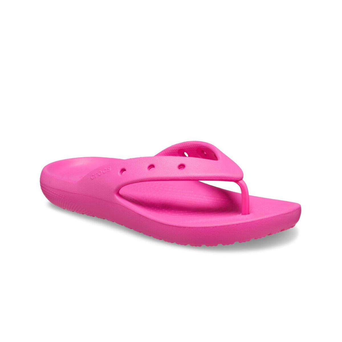 Womens Crocs Classic V2 Juice Pink Eva Flip Flop