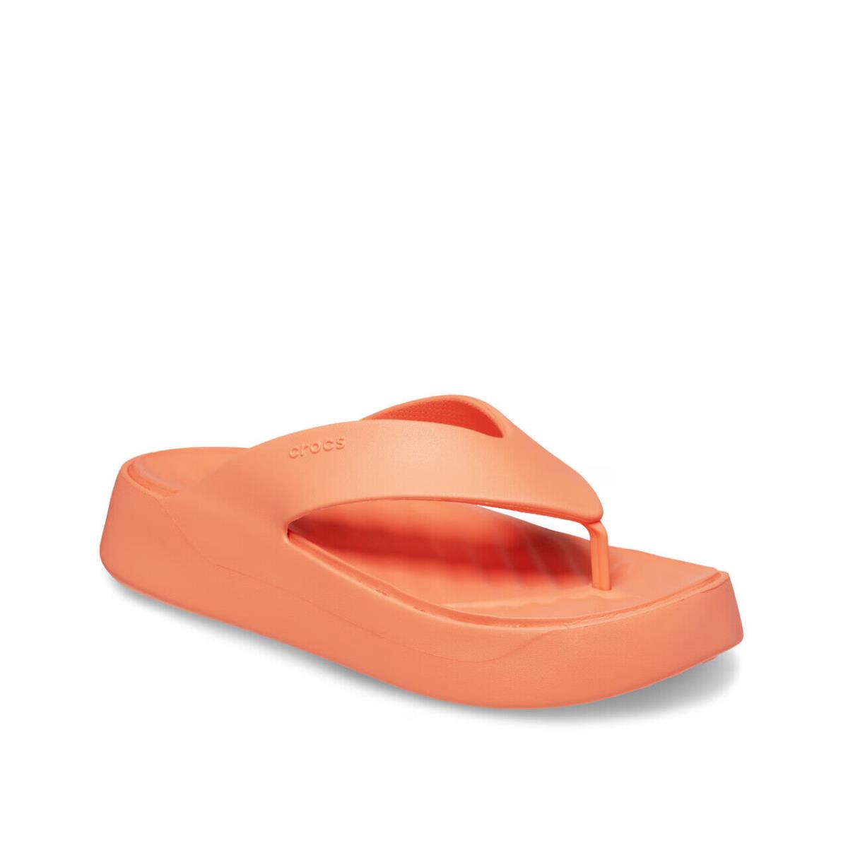 Womens Crocs Getaway Platform Coral Matlite Sandal