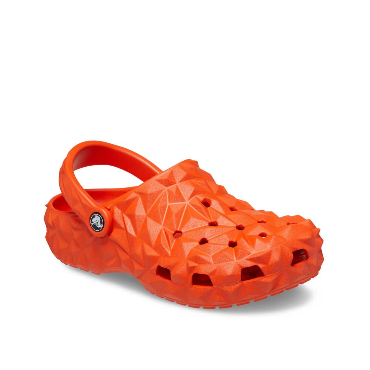 Womens Crocs Classic Geometric Red Eva Clog - Red