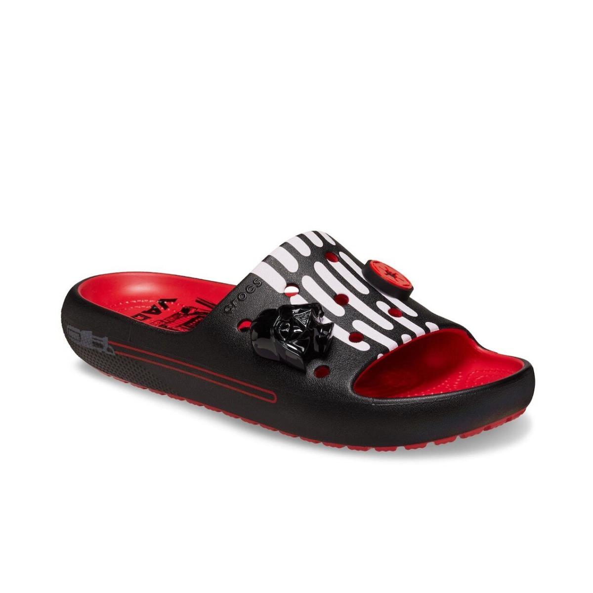 Mens Crocs Star Wars Darth Vader Classic Voyager Red Eva Slide Sandal