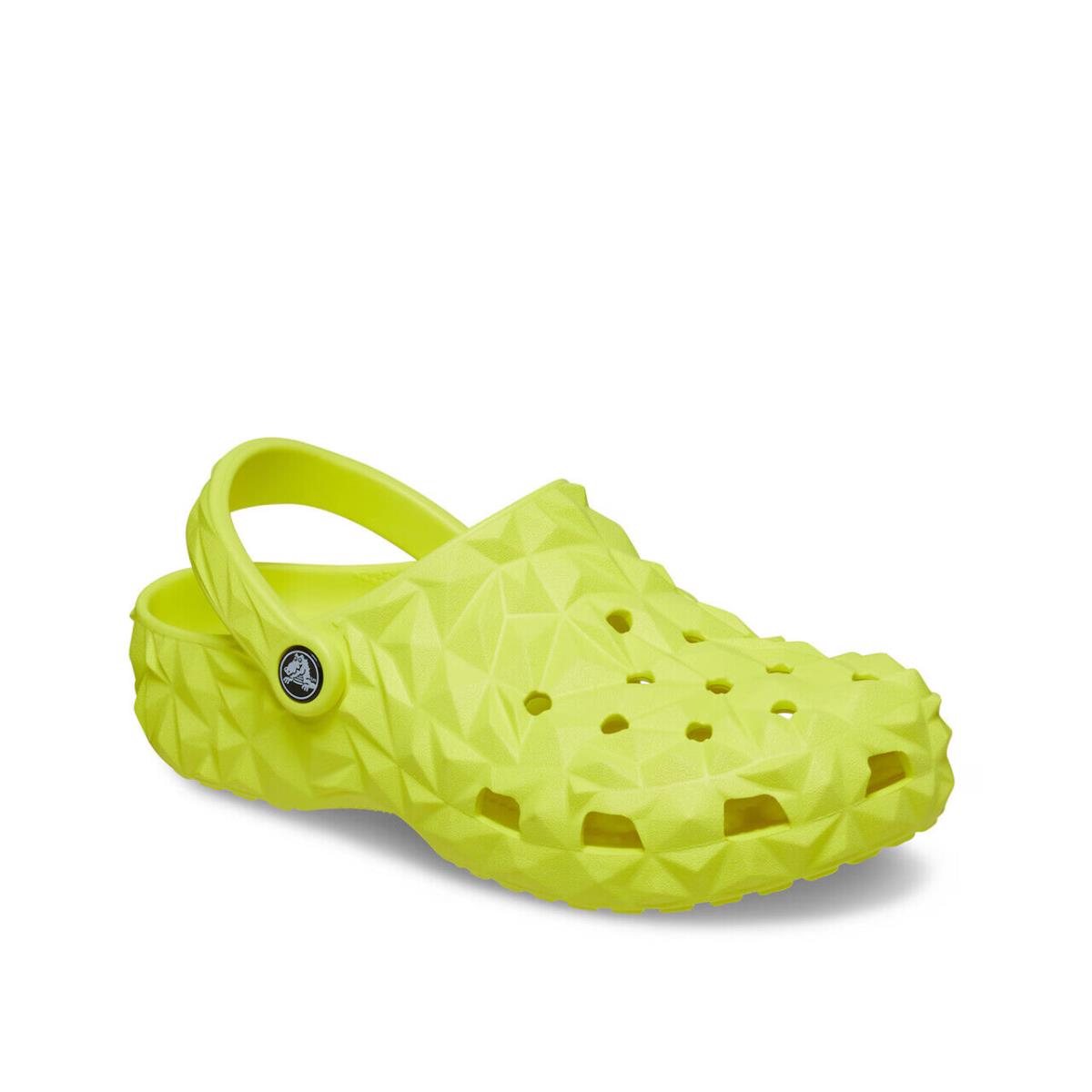 Womens Crocs Classic Geometric Yellow Eva Clog