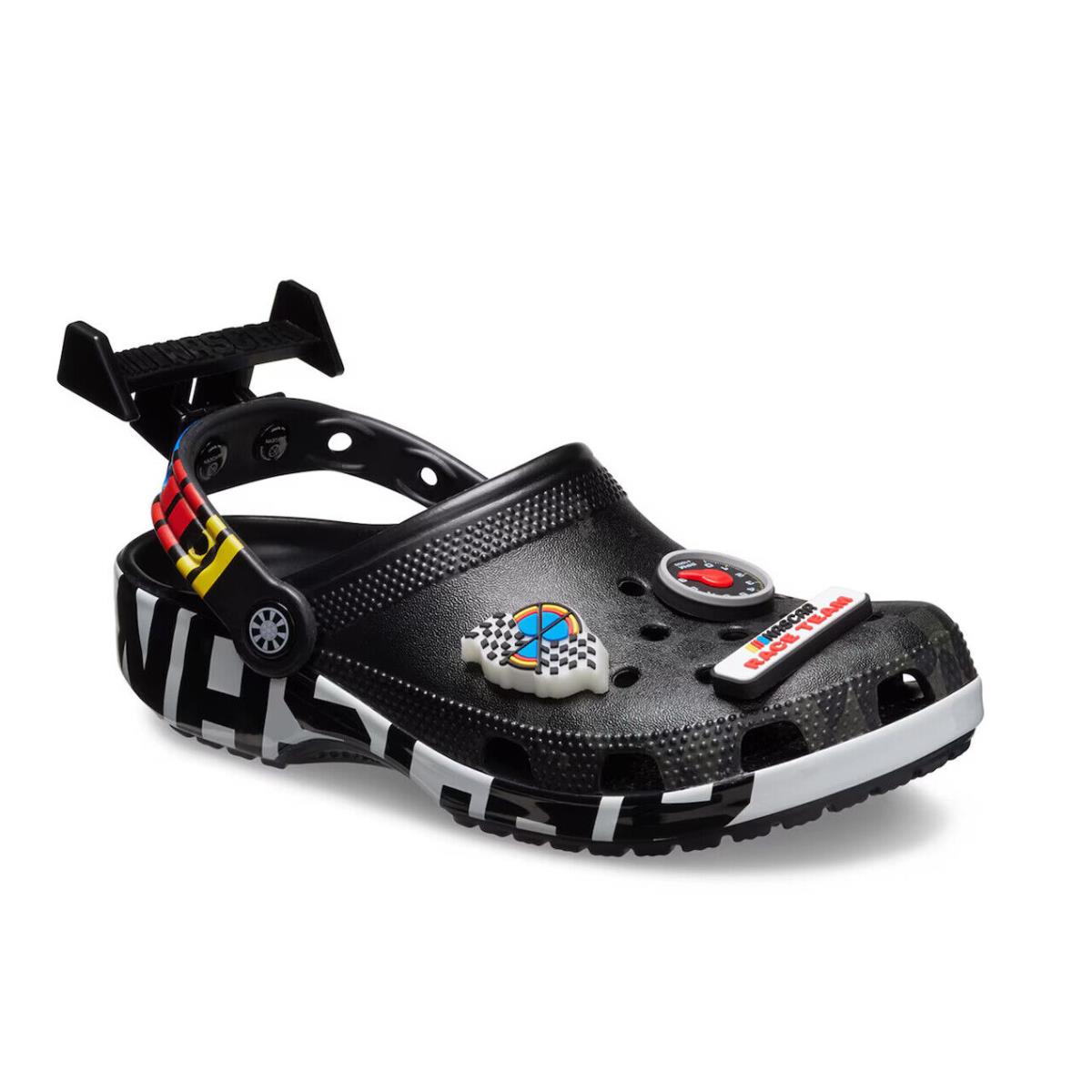 Mens Crocs Classic Nascar Black Eva Clog - Black