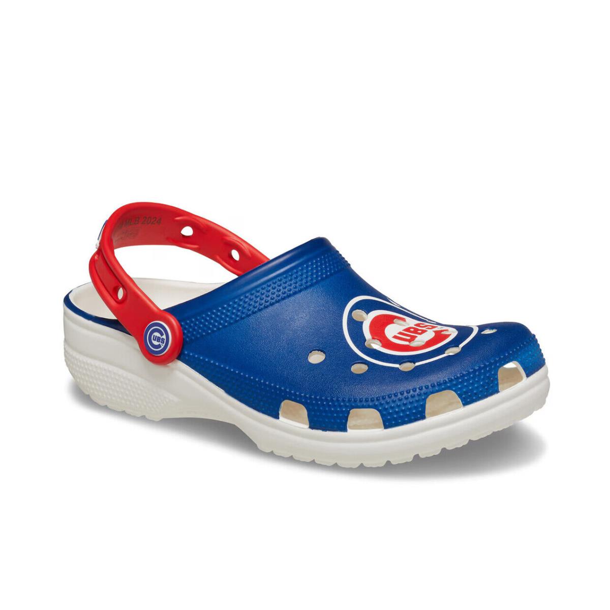 Mens Crocs Mlb Chicago Cubs Classic Blue White Eva Clog