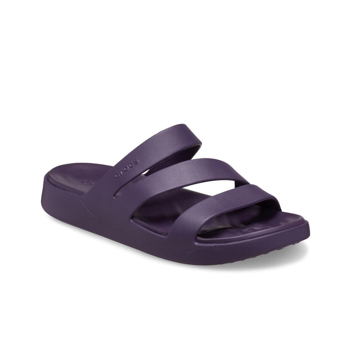 Womens Crocs Getaway Purple Eva Sandal