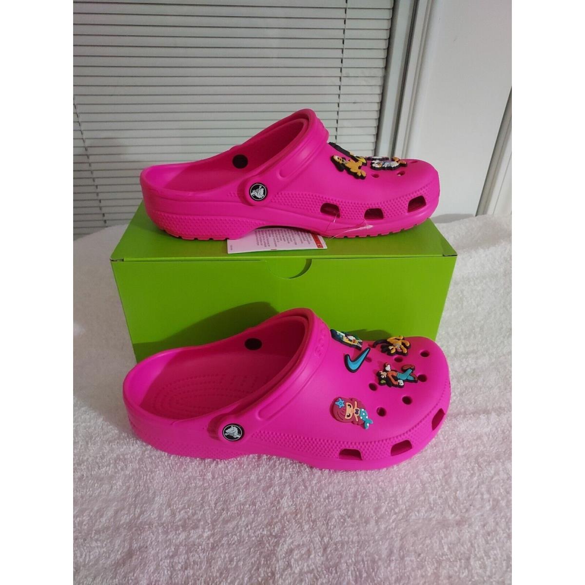 Crocs Size 10 Classic Pink Disney Crush Clogs