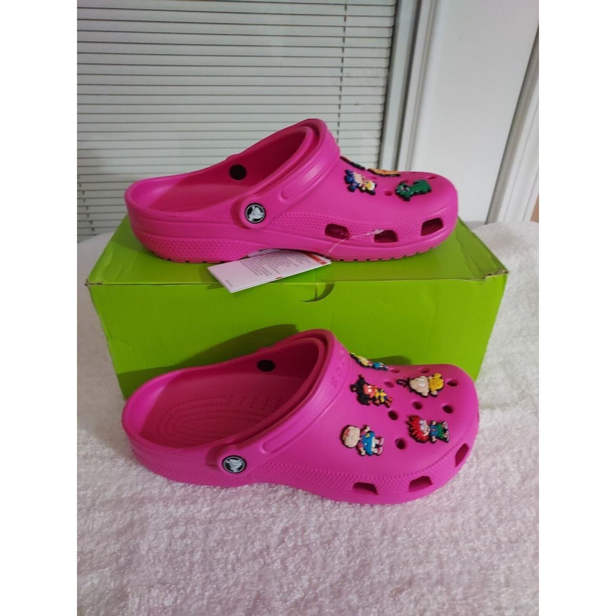 Crocs Size 10 Women`s Unisex Pink Juice Classic Rugrats Clog