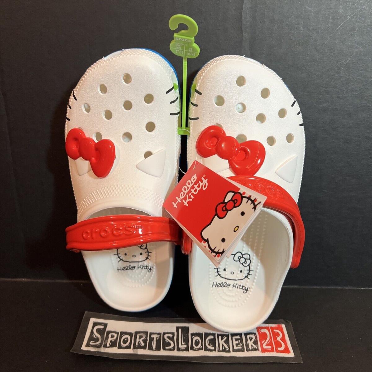 Crocs x Hello Kitty Classic Clog 50th Anniversary Women`s Size 6