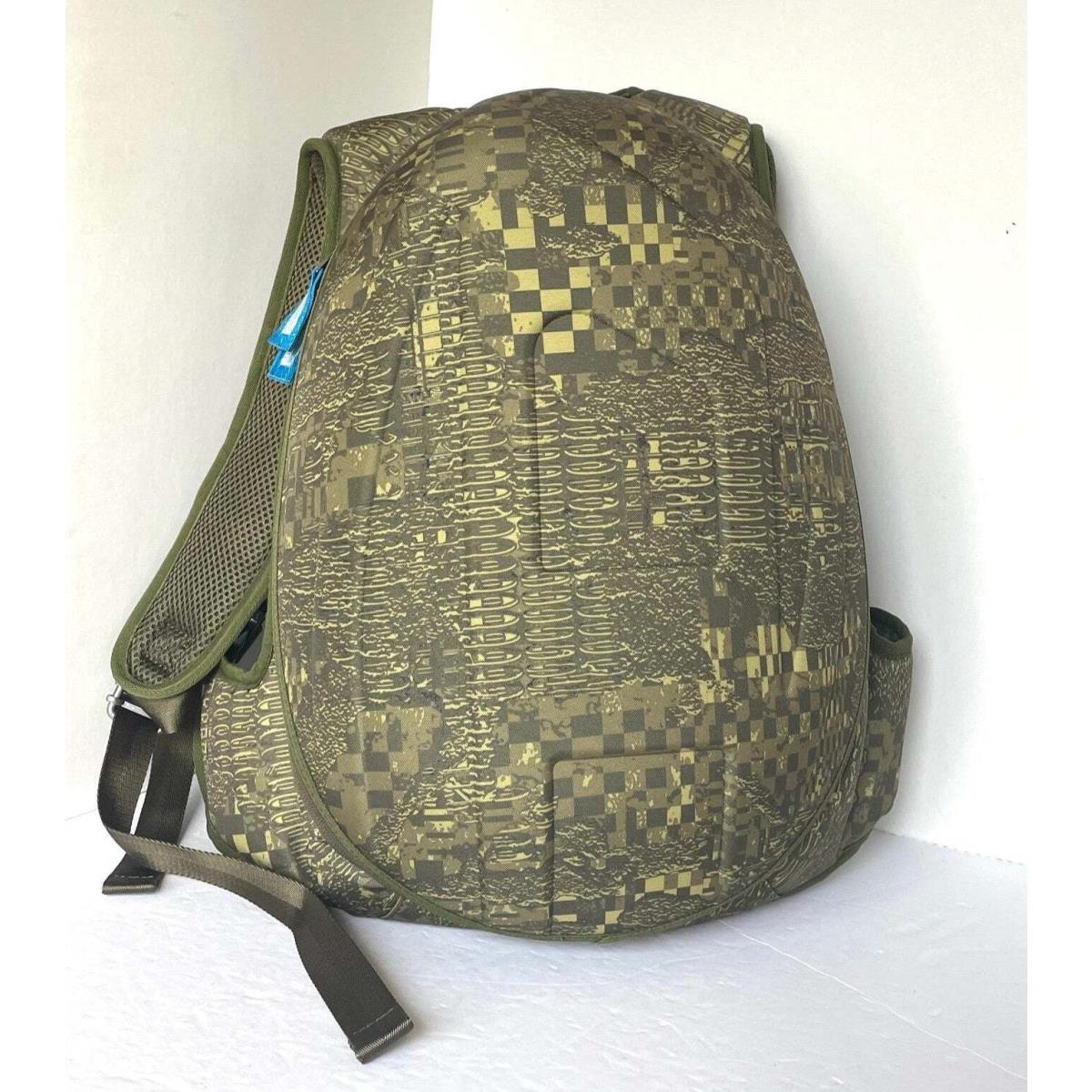 Diesel 1DR-POD Camo Backpack Mens Large Dome Nylon Laptop Military Green